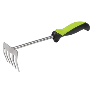 Hand Rake with Soft Grip Handle & Stainless Steel Tines 310mm [GTSG010]