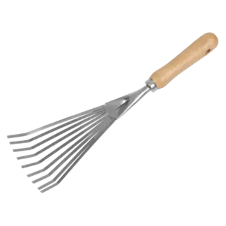Premier Leaf Hand Rake with Ash Handle & Stainless Steel Tines [GTWH001]