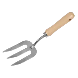Premier Garden Hand Fork with Ash Handle & Stainless Steel Tines [GTWH007]