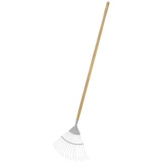 Premier Lawn Rake with Long Ash Handle & Stainless Steel Tines [GTWH010]