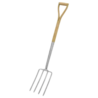 Premier Digging Fork with Ash Handle & Stainless Steel Tines [GTWH016]