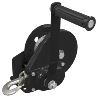 Geared Hand Winch with Brake & Cable 540kg Capacity [GWC1200B]