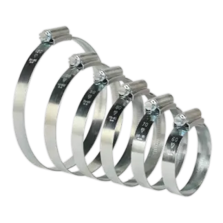 HI-GRIP® Zinc Plated Hose Clip Assortment 45-160mm 26pc [HCJ26A]