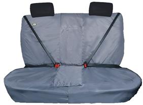 Adjustable Rear Seat Cover Heavy Duty Black