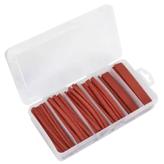 Heat Shrink Tubing Assortment 100mm 95pc - Red [HST100R]