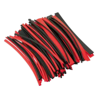 Heat Shrink Tubing 200mm 100pc - Black & Red [HST200BR]
