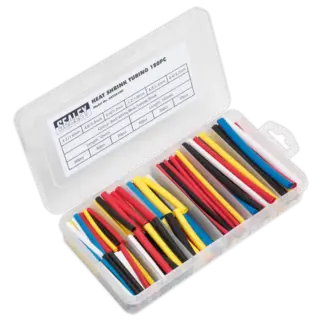 Heat Shrink Tubing Assortment 50 & 100mm 180pc - Mixed Colours [HST501MC]