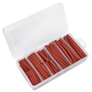 Heat Shrink Tubing Assortment 50 & 100mm 180pc - Red [HST501R]