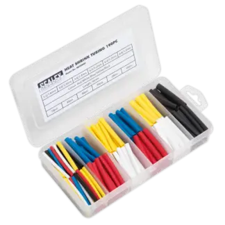 Heat Shrink Tubing Assortment 50mm 190pc - Mixed Colours [HST50MC]
