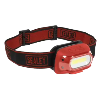 Rechargeable Head Torch with Auto-Sensor 8W COB LED - Red [HT08RR]