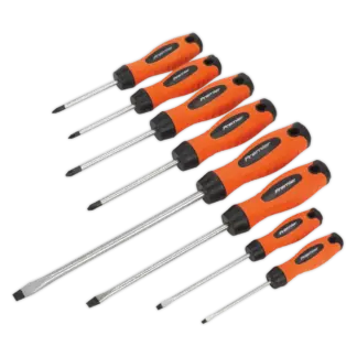 Premier Screwdriver Set 8pc - Hi-Vis Orange [HV003]