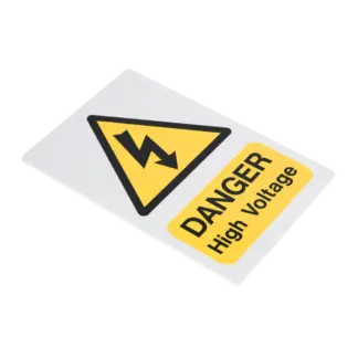 High Voltage Warning Sign 200 x 300mm [HVSA4]