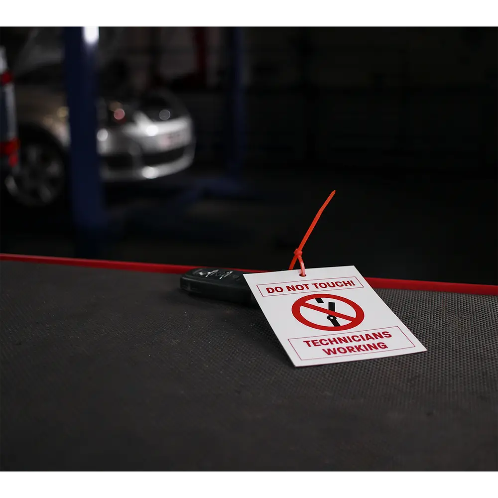 Hybrid/Electric Vehicle Keyring Warning Tag [HYBRIDTAG] - Image 4