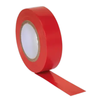PVC Insulating Tape 19mm x 20m, Red - Pack of 10 [ITRED10]
