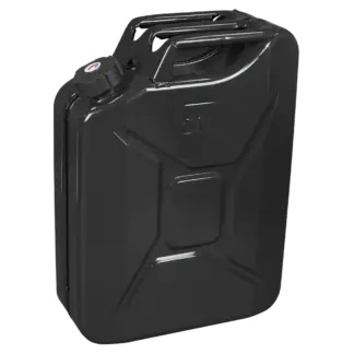 Screw Cap Metal Jerry Can 20L - Black [JC20SCB]
