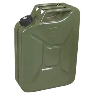 Screw Cap Metal Jerry Can 20L - Green [JC20SCG]