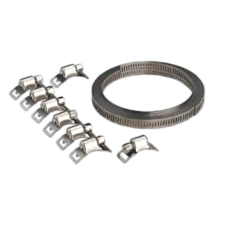 Self-Build Hose Clip Set 8mm Band Width [JC97]