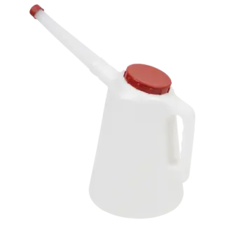 Oil Container with Red Lid & Flexible Spout 3L [JDL3R]