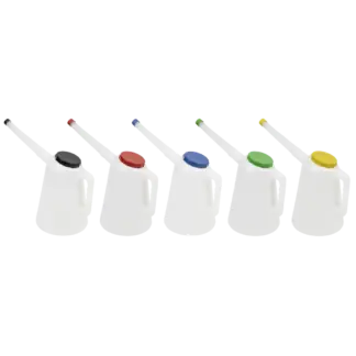 Oil Containers with Lid & Flexible Spout 3L - Set of 5 [JDL3SET]