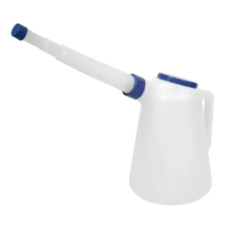 Oil Container with Flexible Spout 5L - Blue Lid [JDL5B]
