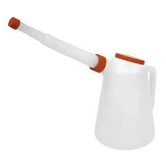 Oil Container with Flexible Spout 5L - Red Lid [JDL5R]