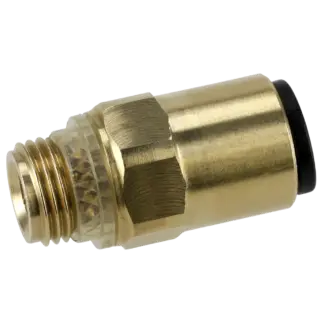 John Guest® Brass SuperThread Straight Adaptor 6mm x 1/8"BSP - Pack of 2 [JGBC618]