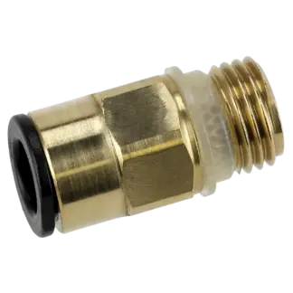 John Guest® Brass SuperThread Straight Adaptor 8mm x 1/4"BSP - Pack of 2 [JGBC814]