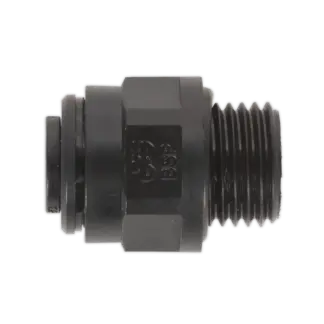 John Guest® Straight Adaptor 10mm x 1/4"BSP - Pack of 5 [JGC1014]