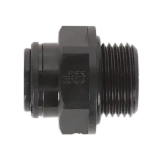 John Guest® Straight Adaptor 8mm x 3/8"BSP - Pack of 5 [JGC838]