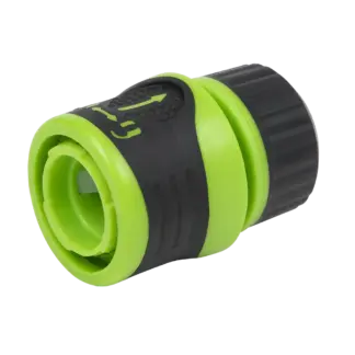 Soft-Touch Hose Connector With Water Stop & Lock 1/2"-5/8" [JS3051]