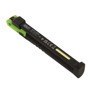 Rechargeable Slim Folding Pocket Light 2 COB & 1 SMD LED - Green [LED01G]