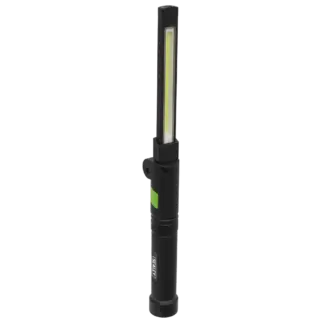 Rechargeable Aluminium Folding Pocket Light 2 COB & 1 SMD LED [LED02G]
