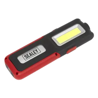 Rechargeable Inspection Light with Power Bank 5W COB & 3W SMD LED - Red [LED318R]
