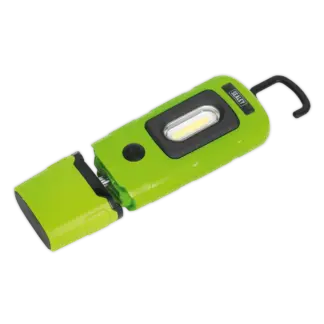 Rechargeable 360° Inspection Light 3W COB & 1W SMD LED - Green [LED3601G]