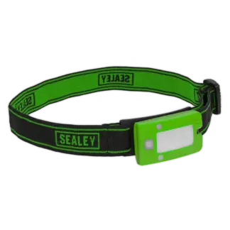 Rechargeable Head Torch with Auto-Sensor 2W COB LED - Green [LED360HTG]