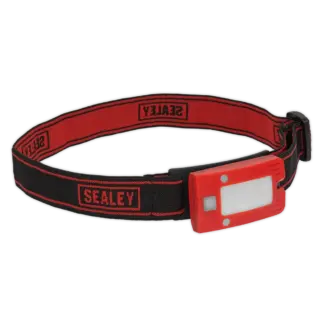 Rechargeable Head Torch with Auto-Sensor 2W COB LED - Red [LED360HTR]