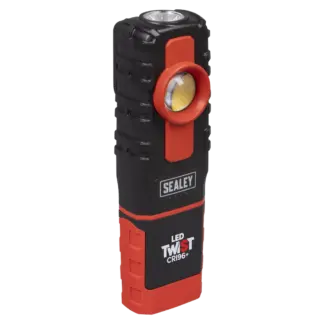LED Twist® Rechargeable Inspection Light 6W COB LED & 1W SMD LED Colour Match CRI 96+ [LED601CM]