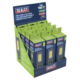 LED Twist® Rechargeable Inspection Light, Green - Box of 12 [LED601GDB]