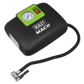 Tyre Inflator with Worklight 12V [MAC11]