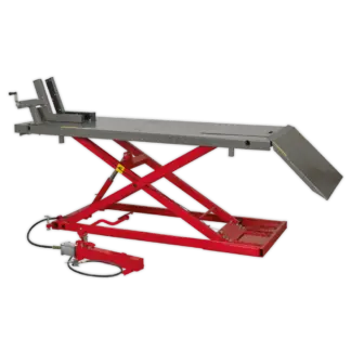 Heavy-Duty Air/Hydraulic Motorcycle Lift 680kg Capacity [MC680A]