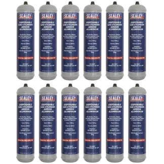 Disposable Argon Gas Cylinder 100g - Box of 12 [MIG/ARG/100/12]