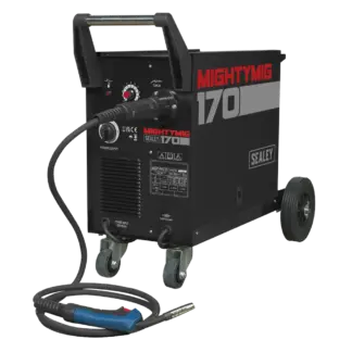 Professional Gas/Gasless MIG Welder with Euro Torch 170A [MIGHTYMIG170]