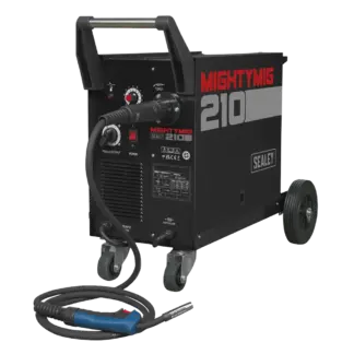 Professional Gas/Gasless MIG Welder with Euro Torch 210A [MIGHTYMIG210]