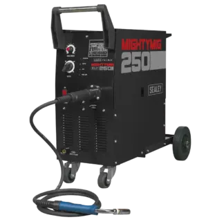 Professional Gas/Gasless MIG Welder with Euro Torch 250A [MIGHTYMIG250]