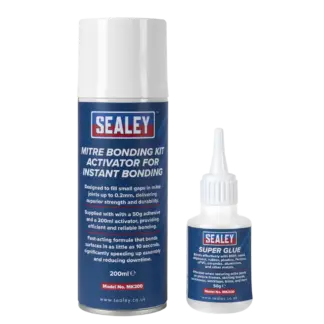Mitre Bonding Kit with Super Glue 50g & Activator 200ml for Instant Bonding [MK200]