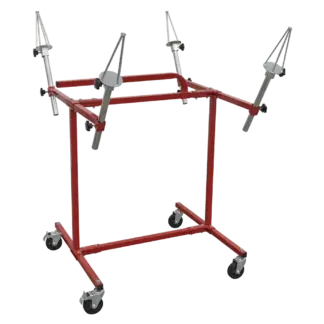 Heavy-Duty Alloy Wheel Painting/Repair Stand 4 Wheel Capacity [MK71]
