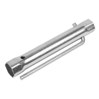 Long Reach Double End Spark Plug Box Spanner with L-Bar 17/21mm [MS158]