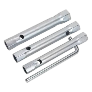Long Reach Double End Spark Plug Box Spanner Set 3pc [MS165]