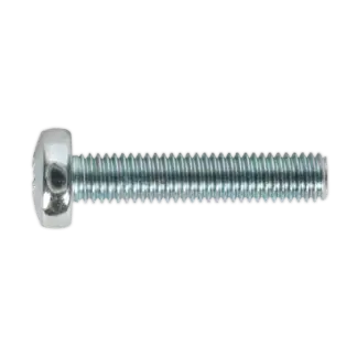 Zinc Plated Pan Head Pozi Machine Screw M5 x 25mm, DIN 7985Z - Pack of 50 [MSP525]