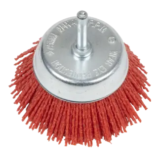 75mm Nylon Filament Cup Brush with 6mm Shaft [NFB75]